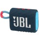 Портативная акустика JBL GO 3 4.2 Вт в синем и розовом цвете: мощный звук в компактном корпусе.