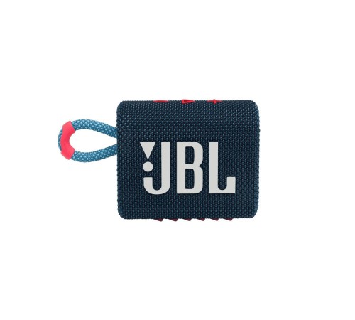Портативная акустика JBL GO 3 4.2 Вт в синем и розовом цвете: мощный звук в компактном корпусе.