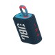 Портативная акустика JBL GO 3 4.2 Вт в синем и розовом цвете: мощный звук в компактном корпусе.
