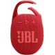 Портативная акустика JBL Clip 5, 7 Вт, красный — яркий звук в компактном корпусе.
