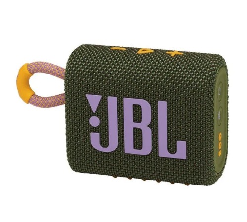 Портативная акустика JBL GO 3 4.2 Вт в зелёном цвете: мощный звук в компактном корпусе