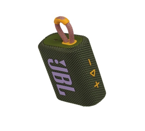 Портативная акустика JBL GO 3 4.2 Вт в зелёном цвете: мощный звук в компактном корпусе