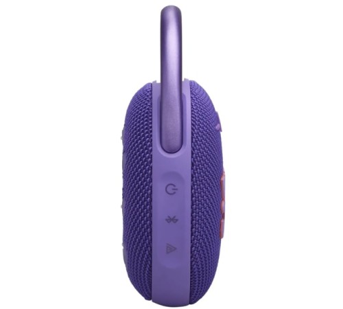 Портативная акустика JBL Clip 5 в фиолетовом цвете: мощный звук в компактном корпусе