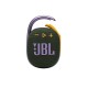 Портативная акустика JBL Clip 4 в зелёном цвете: мощный звук в компактном корпусе