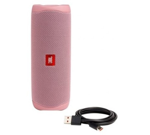 Портативная акустика JBL Flip 5 в розовом цвете: мощный звук в компактном корпусе