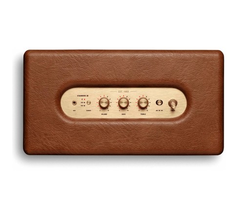Акустика Marshall Stanmore III в коричневом цвете: мощное звучание в элегантном дизайне