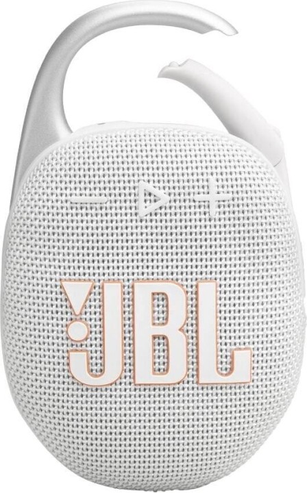 Портативная акустика JBL Clip 5, 7 Вт, white, белый
