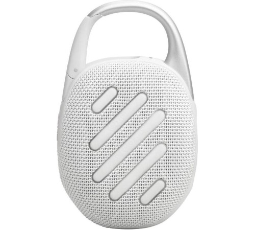 Портативная акустика JBL Clip 5, 7 Вт, белый: качественный звук в компактном корпусе