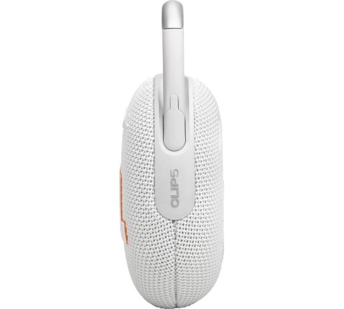 Портативная акустика JBL Clip 5, 7 Вт, белый: качественный звук в компактном корпусе
