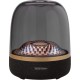 Harman Kardon Aura Studio 4: элегантная акустика в чёрном и золотом исполнении.