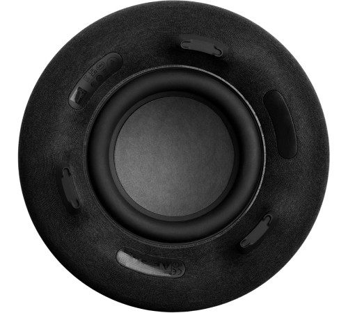 Harman Kardon Aura Studio 4: элегантная акустика в чёрном и золотом исполнении.