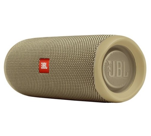 Портативная акустика JBL Flip 5 в песочном цвете: мощный звук в компактном корпусе