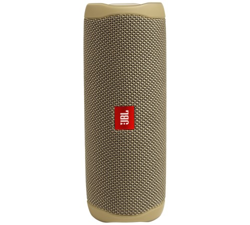 Портативная акустика JBL Flip 5 в песочном цвете: мощный звук в компактном корпусе