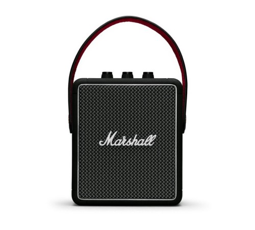 Портативная акустика Marshall Stockwell II чёрного цвета: мощный звук в компактном корпусе