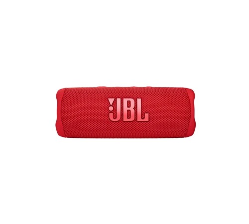 Портативная акустика JBL Flip 6, 30 Вт — мощный звук в красном дизайне.