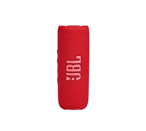 Портативная акустика JBL Flip 6, 30 Вт — мощный звук в красном дизайне.