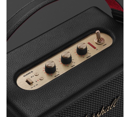 Акустика Marshall Kilburn III Black and brass, черный латунь