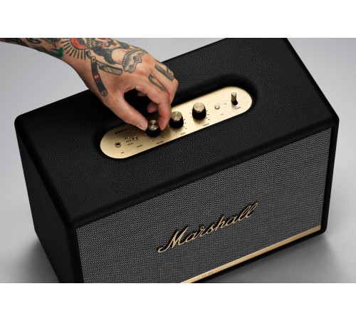 Marshall Woburn II: мощная акустика в чёрном цвете