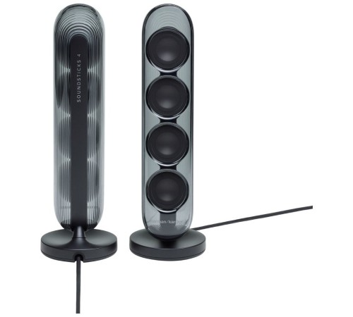 Беспроводная акустика Harman/Kardon Soundsticks 4 Black: мощное звучание в элегантном дизайне