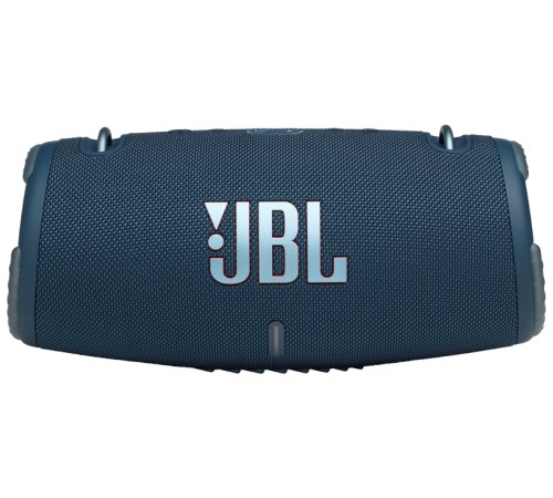Портативная акустика JBL Xtreme 3 100 Вт синего цвета — мощный звук в компактном корпусе.