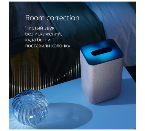 Умная колонка Яндекс Станция 2 в цвете антрацит с голосовым помощником Алисой