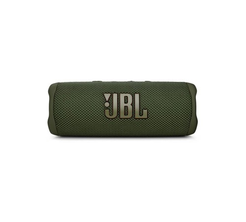Портативная акустика JBL Flip 6, 30 Вт в зеленом цвете — мощный звук в компактном корпусе.