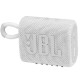 Портативная акустика JBL GO 3 4.2 Вт в белом цвете: качественный звук в компактном корпусе.