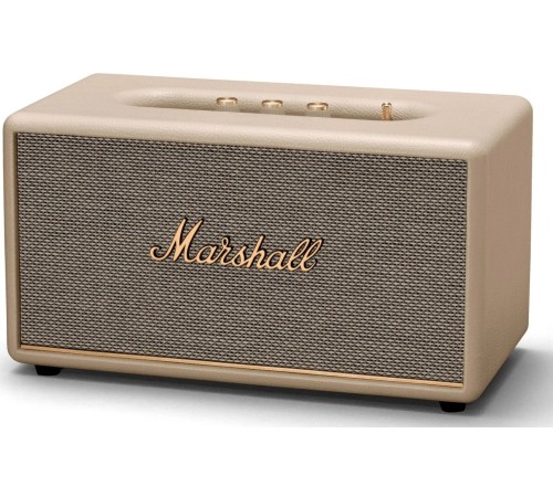 Акустика Marshall Stanmore III в бежевом цвете: мощное звучание в элегантном дизайне
