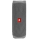 Портативная акустика JBL Flip 5, 20 Вт в сером цвете — мощный звук в компактном корпусе.