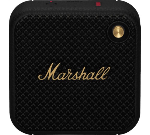 Портативная акустика Marshall Willen в чёрном цвете: мощный звук в компактном корпусе
