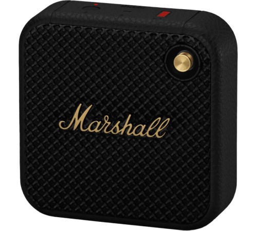 Портативная акустика Marshall Willen в чёрном цвете: мощный звук в компактном корпусе