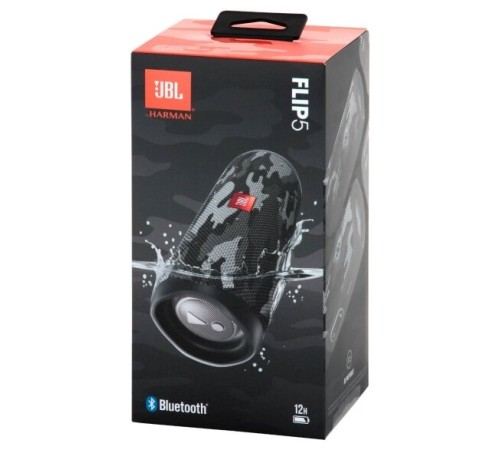 Портативная акустика JBL Flip 5 в арктическом камуфляже: мощный звук в стильном дизайне