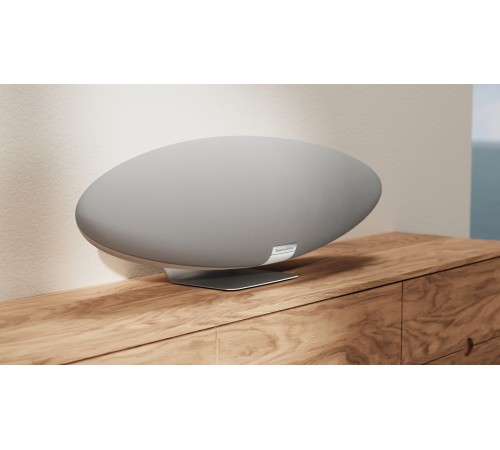 Беспроводная акустика Bowers & Wilkins Zeppelin в жемчужно-сером цвете