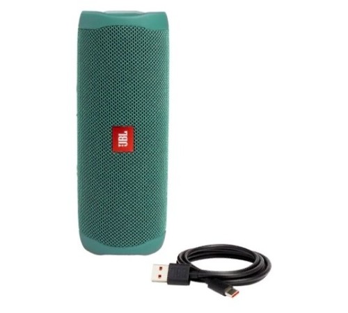 Портативная акустика JBL Flip 5 в цвете forest green: мощный звук в компактном корпусе