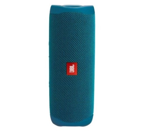 Портативная акустика JBL Flip 5 Eco Edition в цвете ocean blue: мощный звук в компактном корпусе