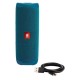 Портативная акустика JBL Flip 5 Eco Edition в цвете ocean blue: мощный звук в компактном корпусе