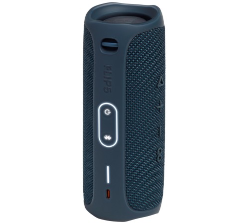 Портативная акустика JBL Flip 5 синего цвета, 20 Вт: качественный звук в любом месте