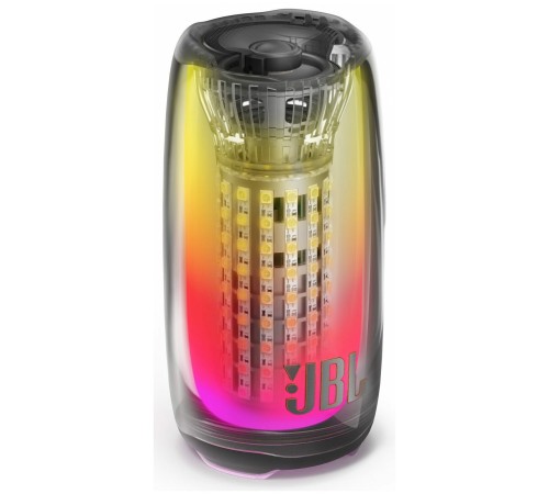 Портативная акустика JBL Pulse 5 в чёрном цвете: мощный звук в компактном корпусе