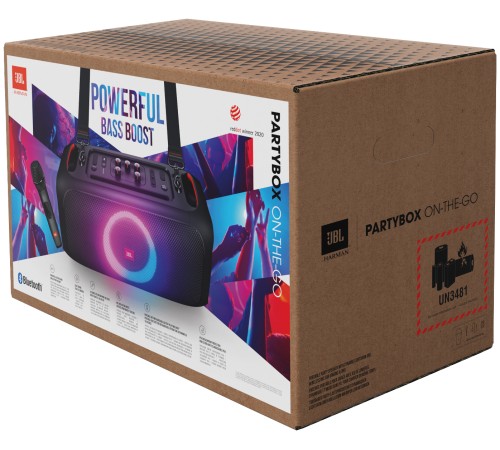 Портативная акустика JBL PartyBox On-The-Go 100 Вт: мощный звук в компактном корпусе