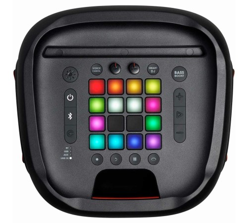 Акустическая система JBL PartyBox 1000: мощная музыка в чёрном дизайне, 1100 Вт.