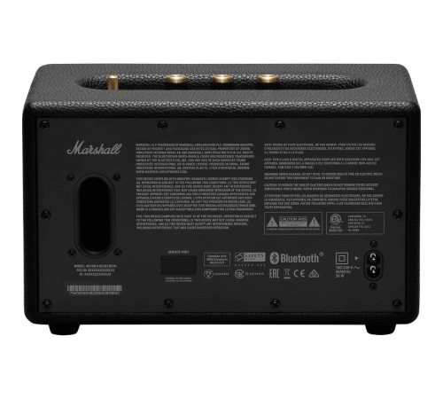 Marshall Acton II: мощная акустика в чёрном цвете