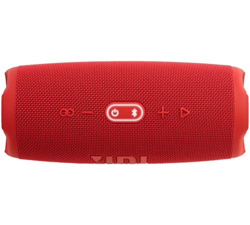 Портативная акустика JBL Charge 5 40 Вт в красном цвете: мощный звук в компактном корпусе