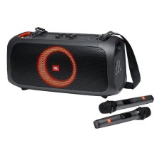 Портативная акустика JBL PartyBox On-The-Go, 100 Вт, (2 микрофона), черный