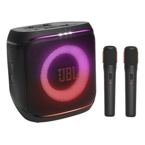 Портативная акустика  JBL Partybox Encore 2 с 2 микрофономи, 100 Вт, черный