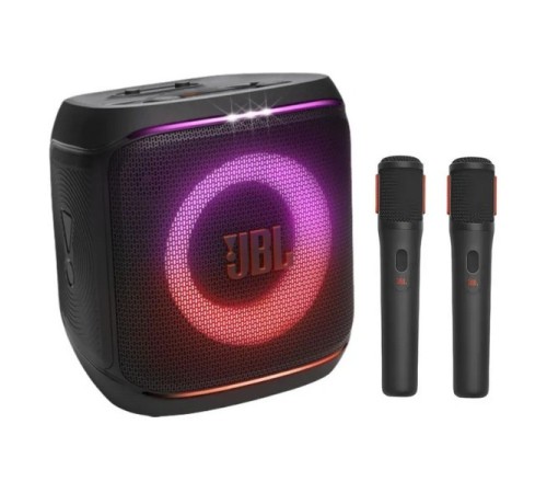 Портативная акустика  JBL Partybox Encore 2 с 2 микрофономи, 100 Вт, черный