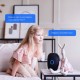 Чёрная умная колонка «Капсула» с голосовым помощником Марусей от Mail.ru Group