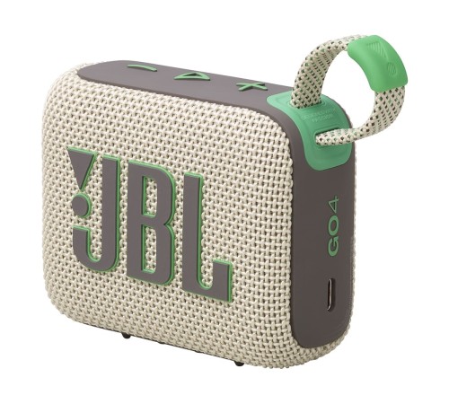 Портативная акустика JBL GO 4 4.2 Вт в песочном цвете — мощный звук в компактном корпусе