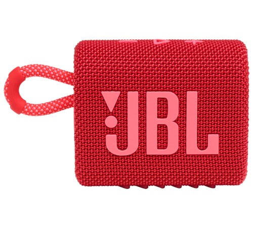 Портативная акустика JBL GO 3 4.2 Вт в красном цвете: мощный звук в компактном корпусе