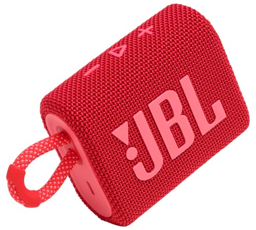 Портативная акустика JBL GO 3 4.2 Вт в красном цвете: мощный звук в компактном корпусе