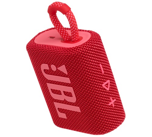 Портативная акустика JBL GO 3 4.2 Вт в красном цвете: мощный звук в компактном корпусе